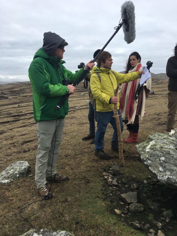 On the set of Circe in Inishbofin, Ireland